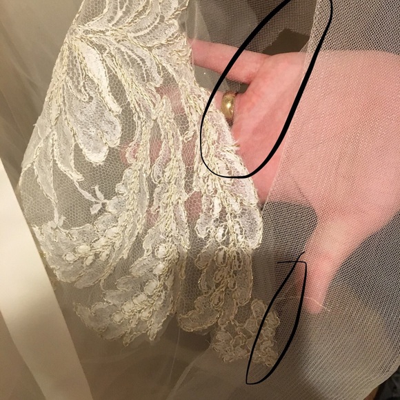 Lazaro bridal gown style 3415 - Picture 6 of 8